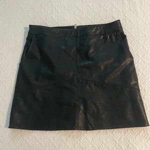 Vegan leather skirt